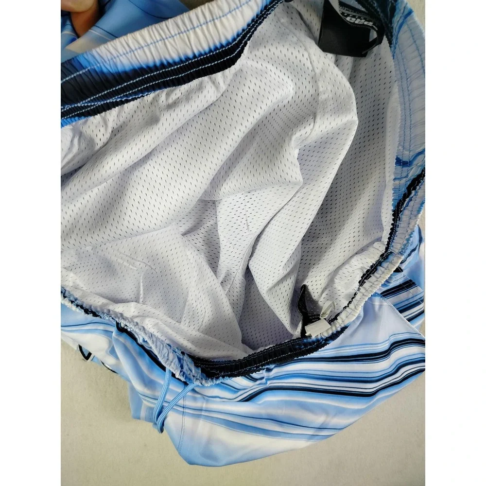 Chicago Bulls Shorts Men's Large Blue NBA Basketball Swim Trunks‎ Pro Standard